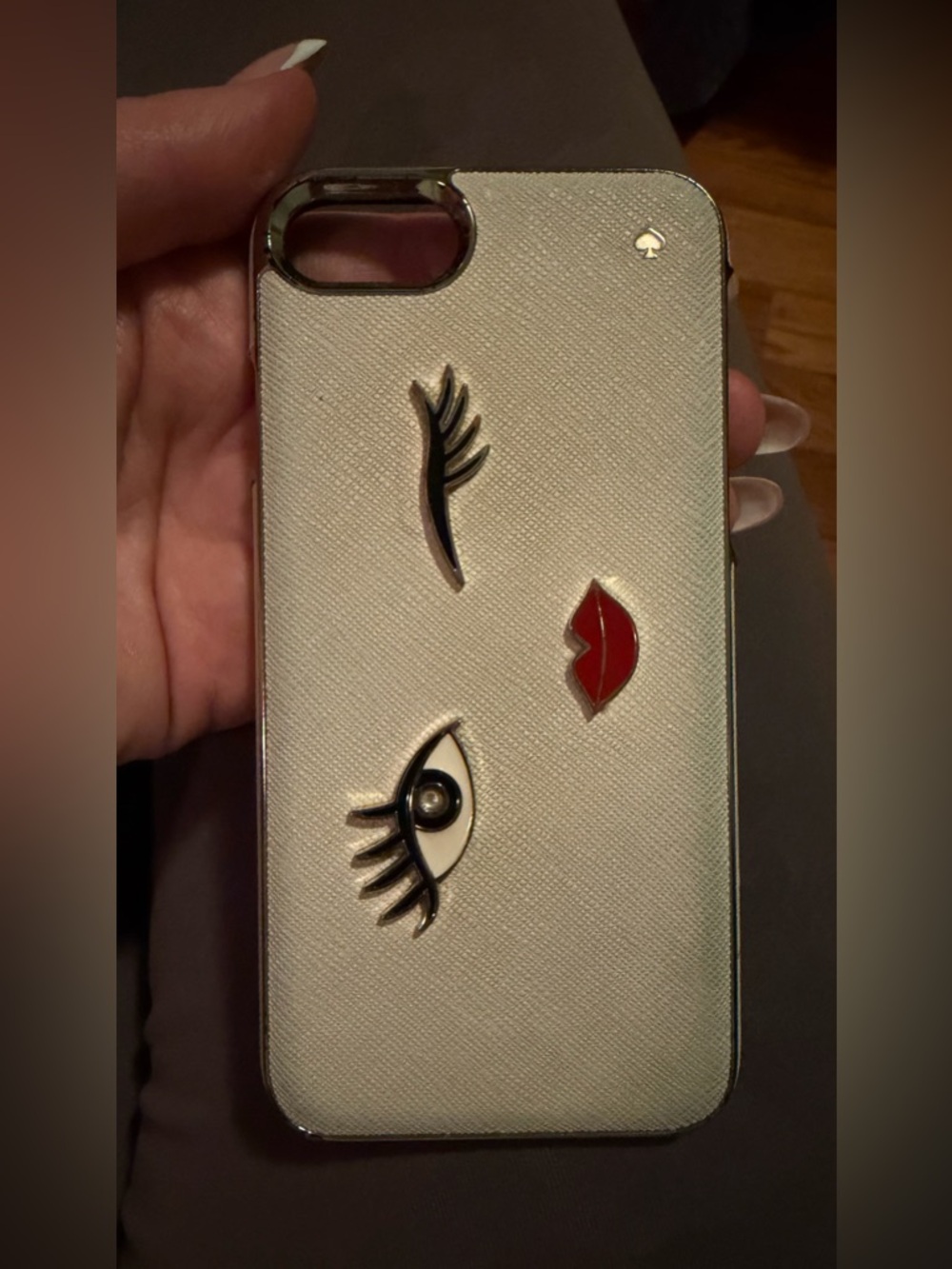 kate spade Girl Leather iPhone 7/8 Phone Case
